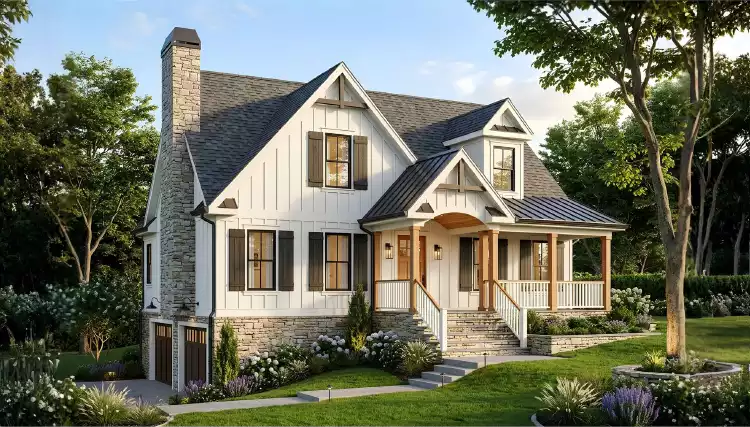 image of lake house plan 8246