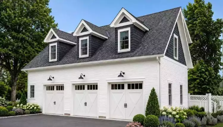 image of garage house plan 8304