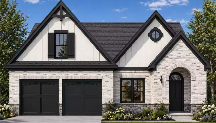 image of 1.5 story house plan 8997