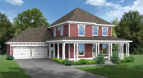 image of affordable farmhouse plan 3185