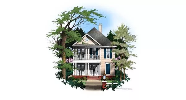 image of beach house plan 8402