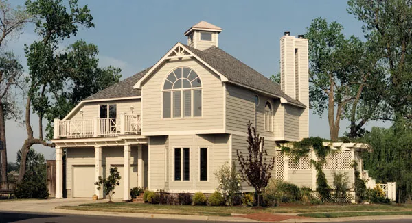 image of contemporary house plan 8458