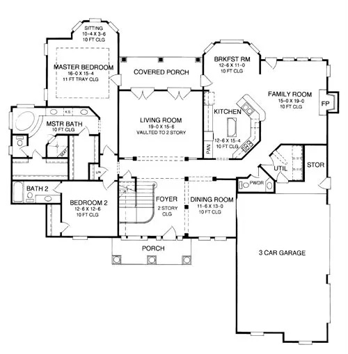 Balleroy 8420 - 4 Bedrooms and 3.5 Baths | The House Designers - 8420