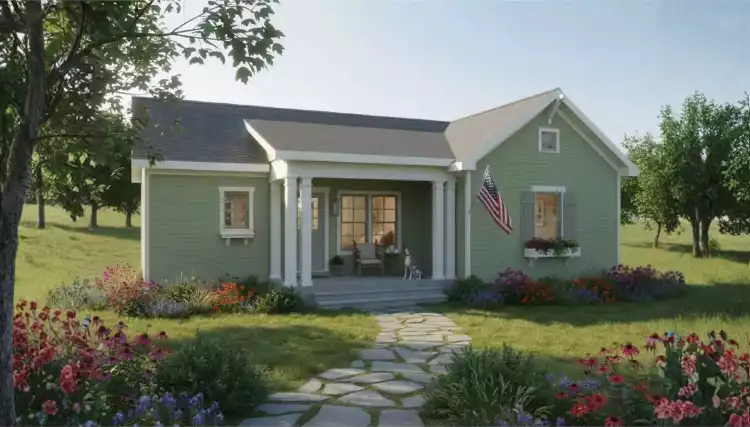 image of tiny beach house plan 12550