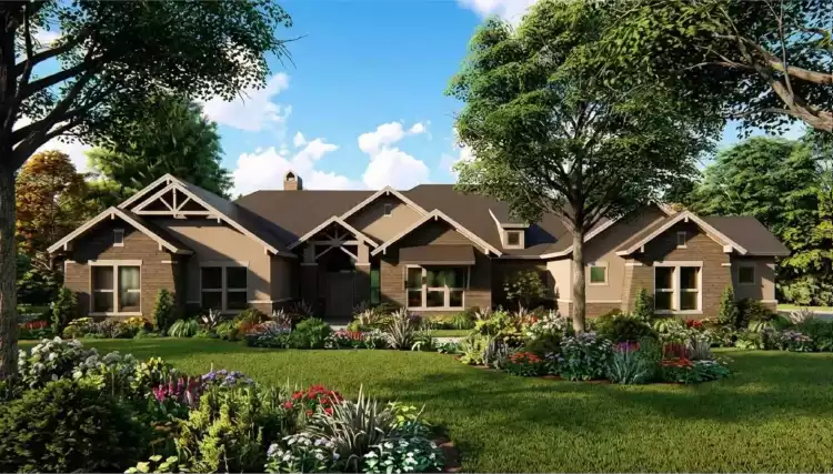 image of country house plan 2207