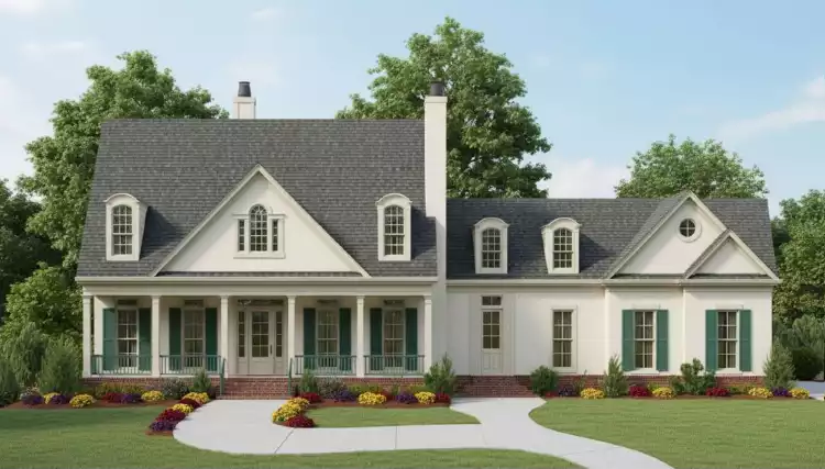 image of traditional house plan 2248