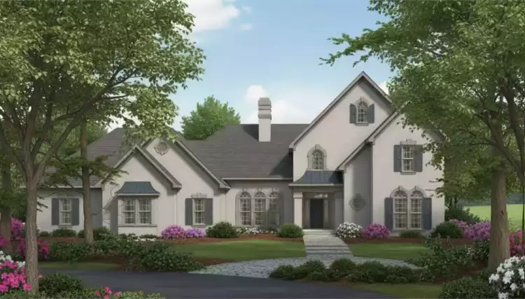 image of european house plan 2548