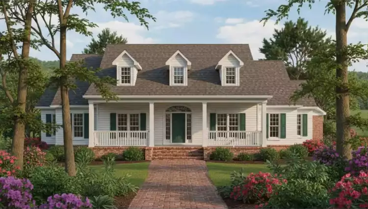 image of texas house plan 2654