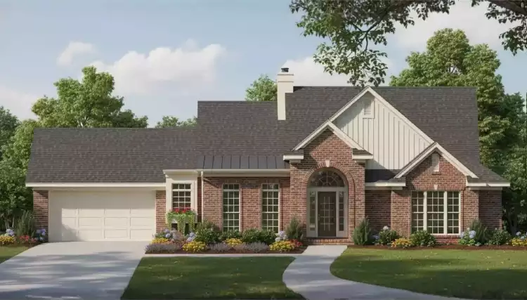 image of small ranch house plans with porches plan 2742