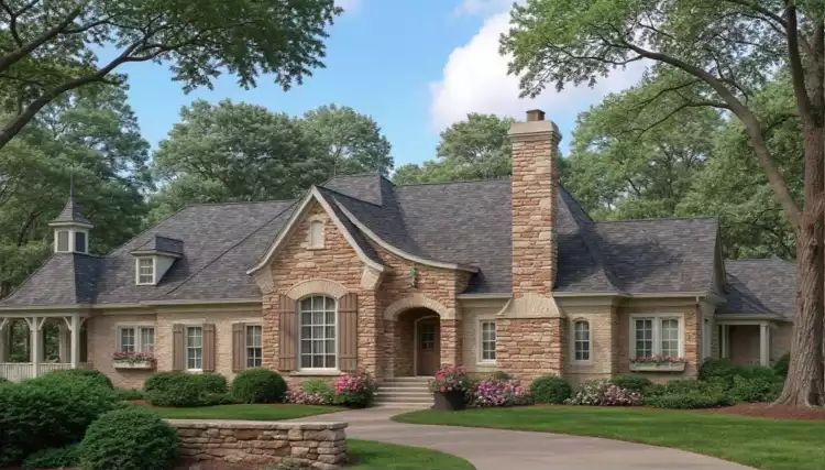 image of bonus room house plan 8380