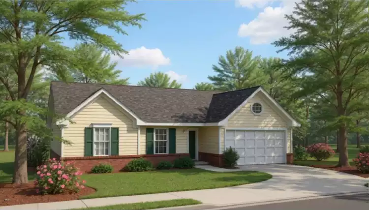 image of 1001 - 1500 square feet house plan 8395