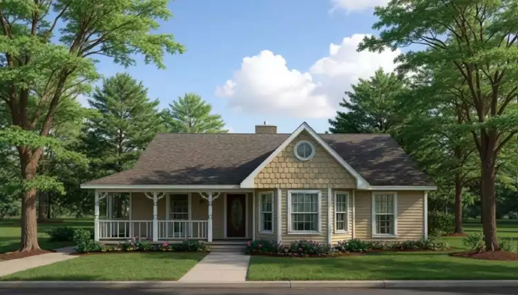 image of victorian house plan 8397