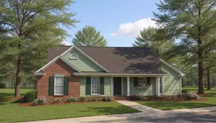 image of 1001 - 1500 square feet house plan 8408