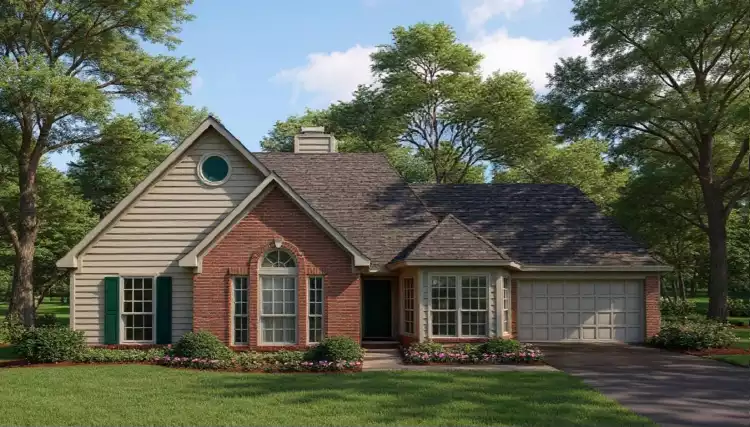 image of 1001 - 1500 square feet house plan 8409