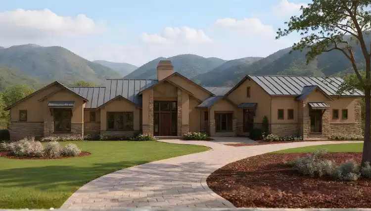 image of lake house plan 8690