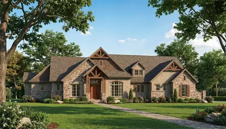 image of luxury house plan 8864