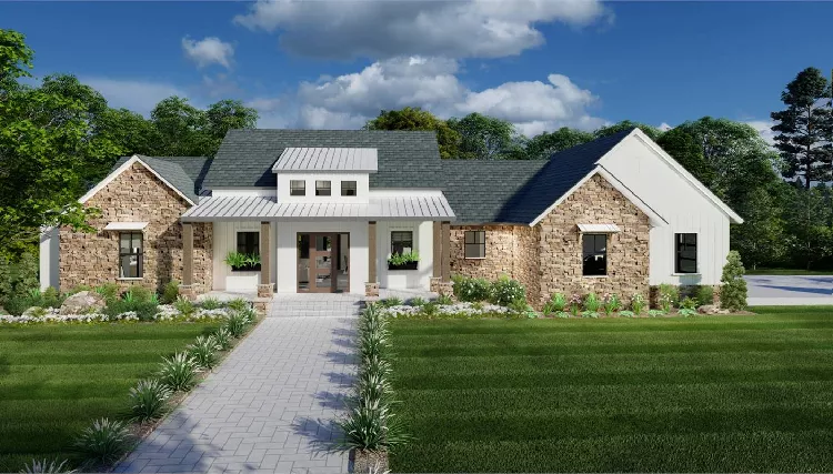 image of southern house plan 8866