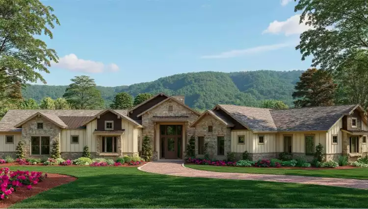 image of farmhouse plan 9769