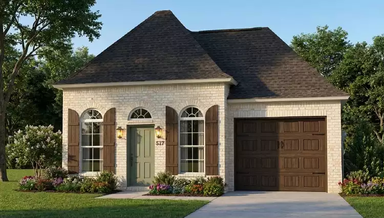 image of traditional house plan 1396