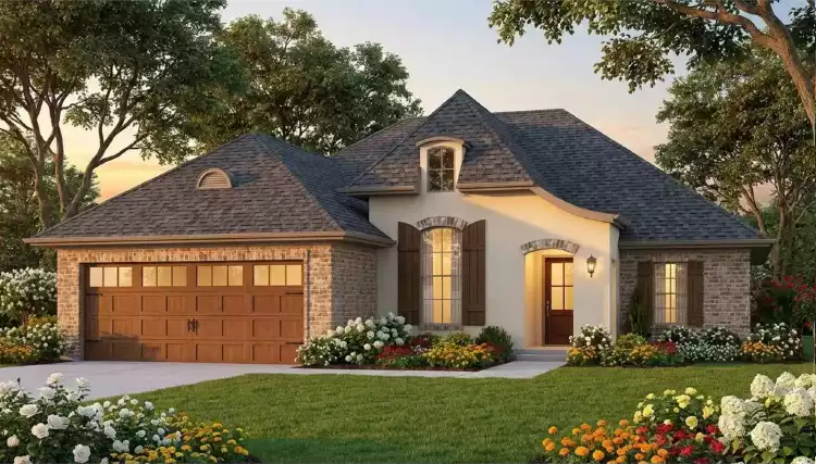 image of cottage house plan 3095