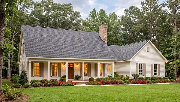 image of traditional house plan 3458