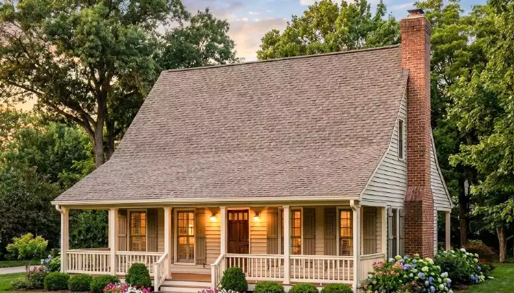 image of small lake house plan 3460