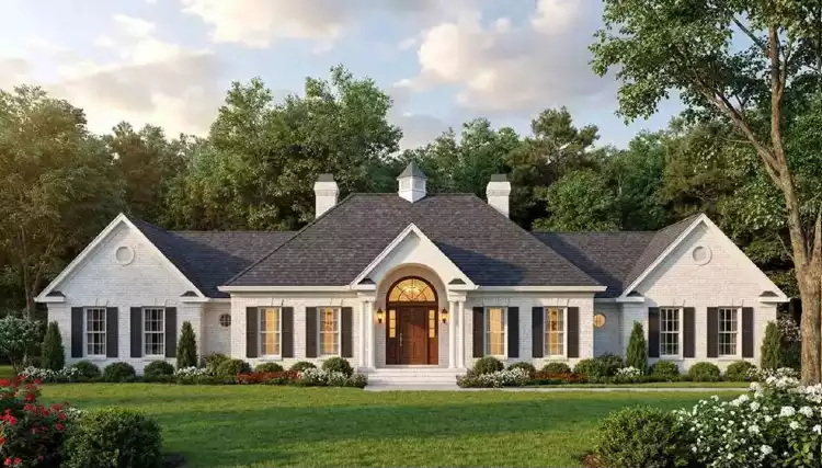 image of alabama house plan 3477