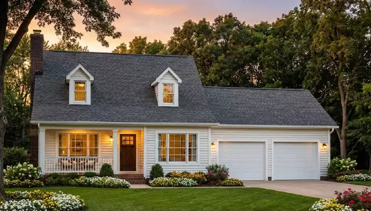 image of small colonial house plan 3535