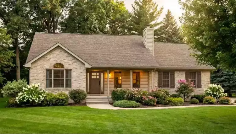 image of small colonial house plan 3537