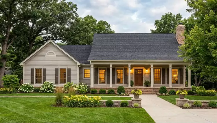 image of small southern house plan 3666