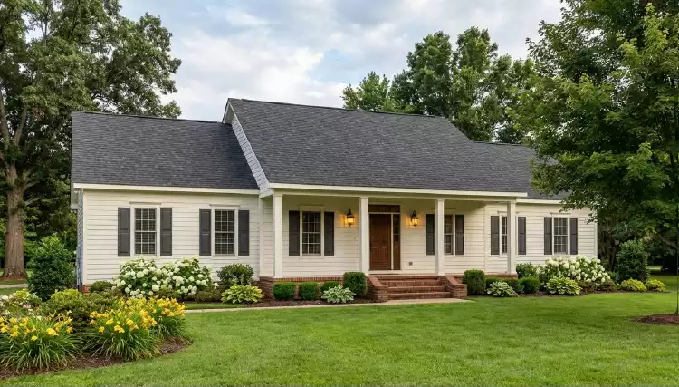 image of small southern house plan 5143