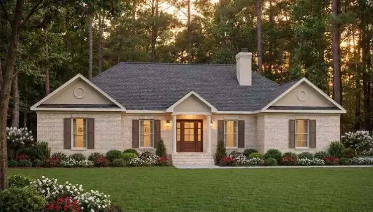 image of georgia house plan 5460