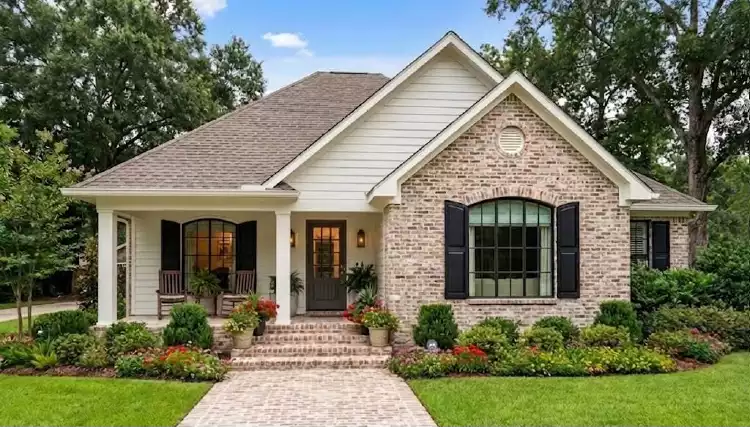 image of small southern house plan 5610