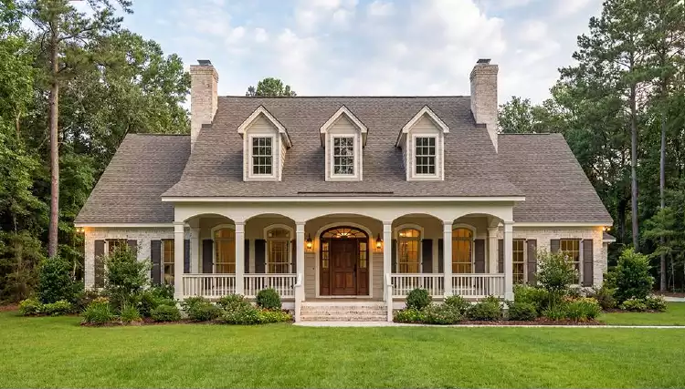 image of 1.5 story house plan 5785