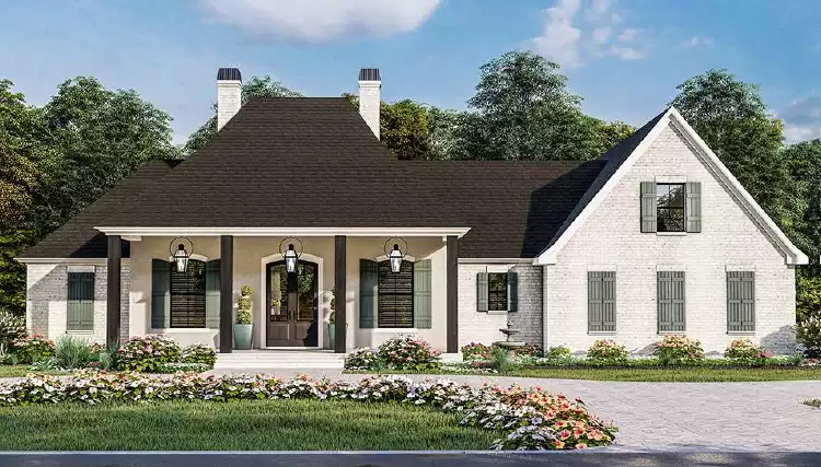 image of large country house plan 6381