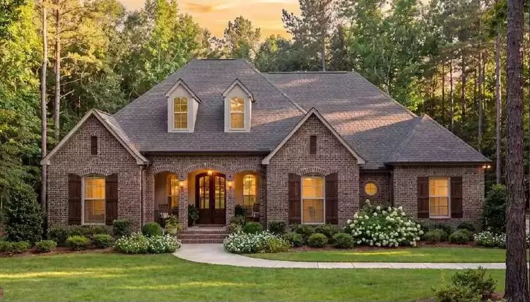 image of alabama house plan 6528