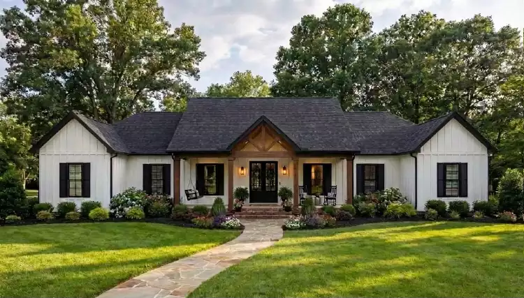 image of traditional house plan 9138