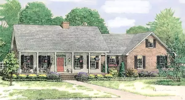 image of country house plan 5557