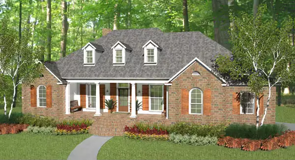image of 1.5 story house plan 7013
