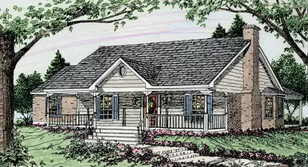 image of 1001 - 1500 square feet house plan 3454
