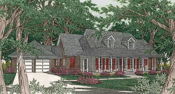 image of farmhouse plan 3468