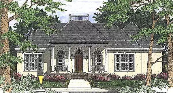image of southern house plan 3492
