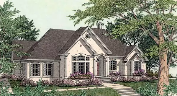 image of southern house plan 3493
