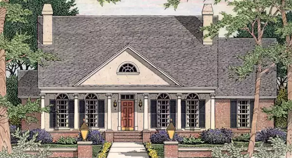 image of 1.5 story house plan 3499