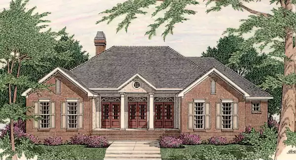 image of 1.5 story house plan 3510