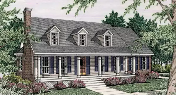 image of 1.5 story house plan 3528