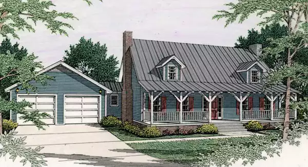 image of 1.5 story house plan 3536