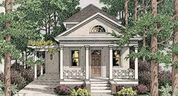 image of cottage house plan 3638