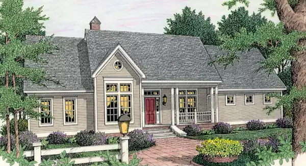 image of affordable ranch house plan 3650