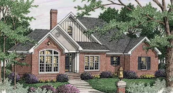 image of ranch house plan 3674